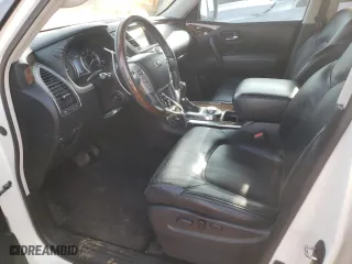 2017 Infiniti QX80 with VIN JN8AZ2NE7H9151634, listed as a Copart auction lot 82794044 with 126,549 mi miles and Salvage Title. Bid and sale history available at carsss.com. Image 7.
