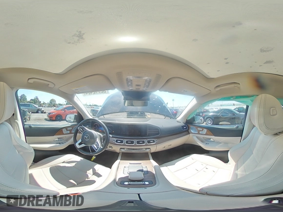 2021 Mercedes-Benz GLS 450 with VIN 4JGFF5KEXMA442665, listed as a Copart auction lot 62712424 with 24,449 mi miles and Salvage Title. Bid and sale history available at DreamBid. Image 14.