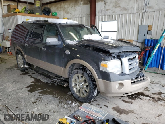 2013 Ford Expedition EL XLT with VIN 1FMJK1J59DEF66645, listed as a Copart auction lot 63252984 with 230,346 mi miles and Salvage Title. Bid and sale history available at carsss.com. Image 4.