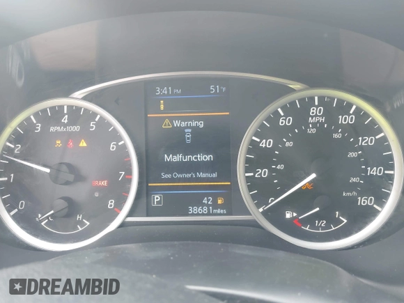 2019 Nissan Sentra S with VIN 3N1AB7AP0KY395408, listed as a IAAI auction lot 42003152 with 38,681 mi miles and . Bid and sale history available at DreamBid. Image 15.