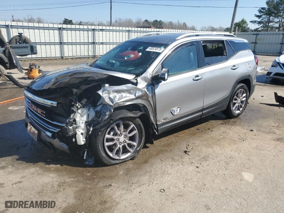 2023 GMC Terrain SLT with VIN 3GKALPEG0PL273175, listed as a Copart auction lot 48524875 with 33,842 mi miles and Salvage Title. Bid and sale history available at carsss.com. Image 1.