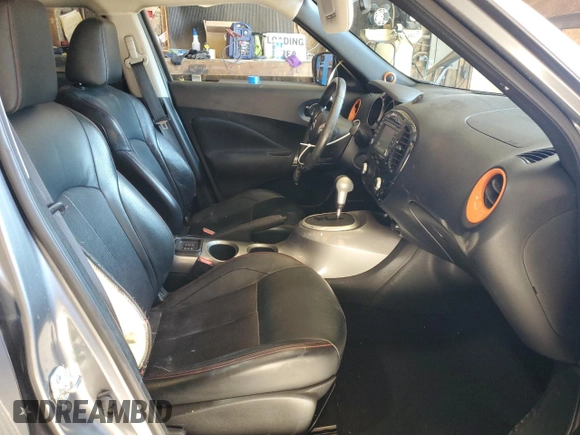 2015 Nissan Juke S with VIN JN8AF5MV8FT551634, listed as a Copart auction lot 48998085 with 64,437 mi miles and Salvage Title. Bid and sale history available at DreamBid. Image 7.