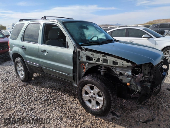 2006 Ford Escape XLT with VIN 1FMYU93166KC50125, listed as a Copart auction lot 53050325 with 136,456 mi miles and Salvage Title. Bid and sale history available at carsss.com. Image 4.