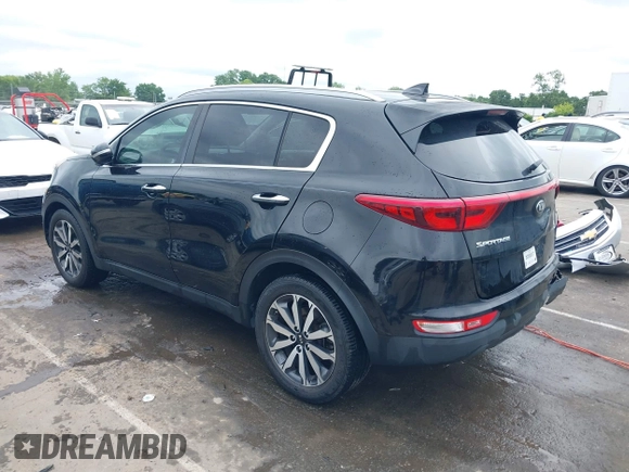 2017 Kia Sportage EX with VIN KNDPN3AC3H7285581, listed as a IAAI auction lot 42366792 with 90,959 mi miles and . Bid and sale history available at DreamBid. Image 3.