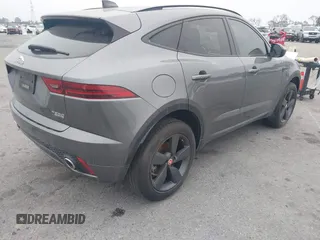 2020 Jaguar E-PACE Checkered Flag Edition with VIN SADF12FX5L1Z87737, listed as a IAAI auction lot 41693995 with 52,100 mi miles. Bid and sale history available at carsss.com. Image 4.