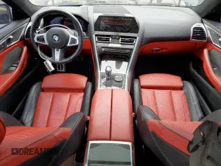 2020 BMW 8 Series M850i with VIN WBAGV8C04LCE45015, listed as a Copart auction lot 73153414 with 25,190 mi miles and Salvage title. Bid and sale history available at DreamBid. Image 8.