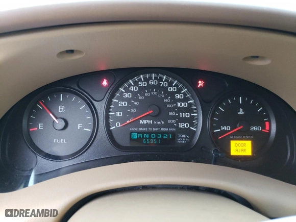 2000 Chevrolet Impala with VIN 2G1WF55K2Y9163971, listed as a Copart auction lot 47093875 with 65,951 mi miles and Salvage Title. Bid and sale history available at carsss.com. Image 9.