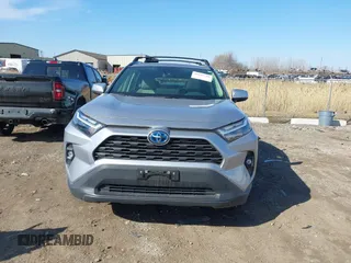 2024 Toyota RAV4 Hybrid XLE Premium with VIN JTMB6RFV8RD134274, listed as a IAAI auction lot 41846740 with 12,648 mi miles. Bid and sale history available at carsss.com. Image 13.