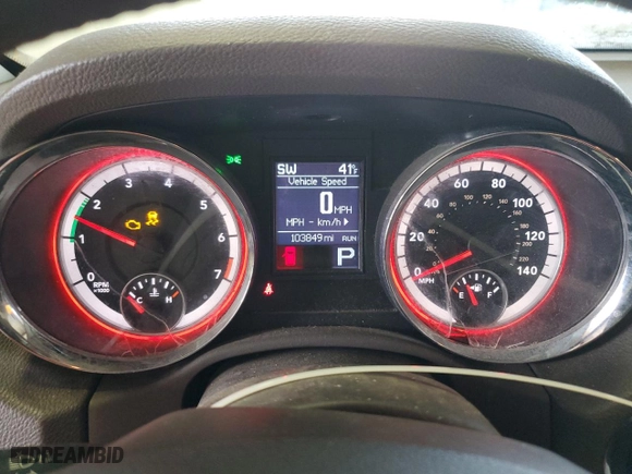 2013 Dodge Durango SXT with VIN 1C4RDJAG4DC564946, listed as a Copart auction lot 44162164 with 103,849 mi miles and Clean Title. Bid and sale history available at carsss.com. Image 9.