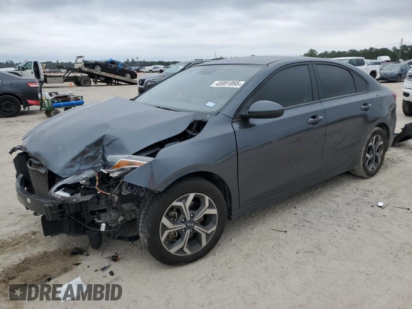 2020 Kia Forte LXS with VIN 3KPF24AD0LE239279, listed as a Copart auction lot 45991895 with 68,296 mi miles and Salvage Title. Bid and sale history available at carsss.com. Image 1.