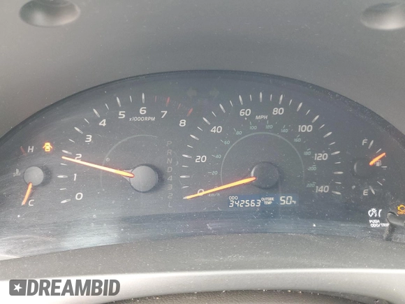 2009 Toyota Camry with VIN 4T1BE46K09U822244, listed as a Copart auction lot 51876605 with 342,563 mi miles and Salvage Title. Bid and sale history available at DreamBid. Image 9.