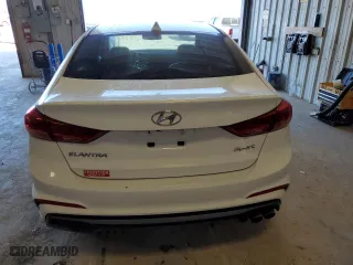 2018 Hyundai Elantra Sport with VIN KMHD04LB0JU546566, listed as a Copart auction lot 82096514 with 97,050 mi miles and Salvage Title. Bid and sale history available at carsss.com. Image 6.
