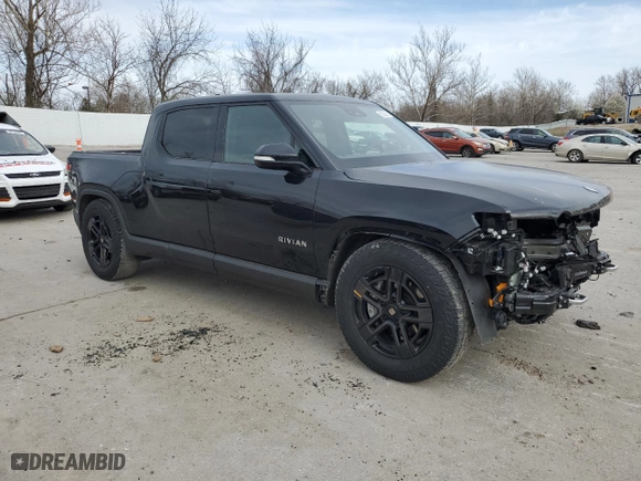 2023 Rivian R1T Adventure with VIN 7FCTGBAAXPN028326, listed as a Copart auction lot 50259015 with 27,908 mi miles and Salvage Title. Bid and sale history available at carsss.com. Image 4.
