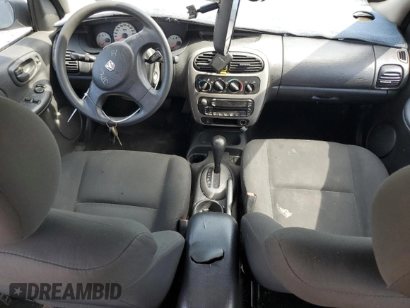 2005 Dodge Neon SXT with VIN 1B3ES56C65D260662, listed as a Copart auction lot 49780575 with 184,036 mi miles and Salvage Title. Bid and sale history available at DreamBid. Image 8.
