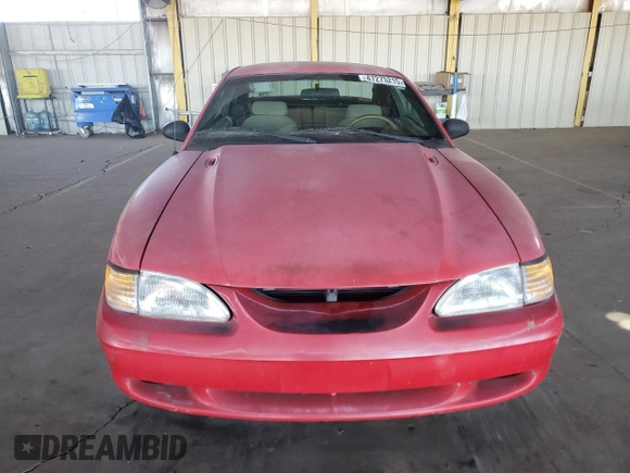 1997 Ford Mustang GT with VIN 1FALP42X5VF110563, listed as a Copart auction lot 47275215 with 126,675 mi miles and Salvage title. Bid and sale history available at DreamBid. Image 5.