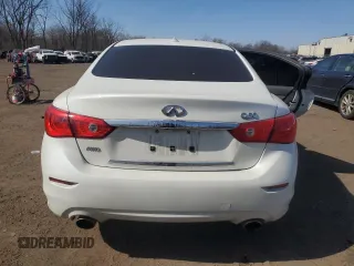 2017 Infiniti Q50 3.0t Signature Edition with VIN JN1EV7AR1HM841426, listed as a Copart auction lot 48706995 with 50,125 mi miles and Salvage Title. Bid and sale history available at carsss.com. Image 6.