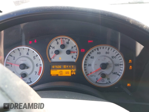 2012 Nissan Titan SV with VIN 1N6AA0EC0CN307743, listed as a IAAI auction lot 42085082 with 187,506 mi miles. Bid and sale history available at carsss.com. Image 7.