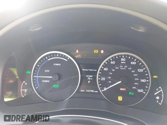 2015 Lexus ES 300h with VIN JTHBW1GG9F2085576, listed as a IAAI auction lot 42386317 with 142,788 mi miles and . Bid and sale history available at DreamBid. Image 7.