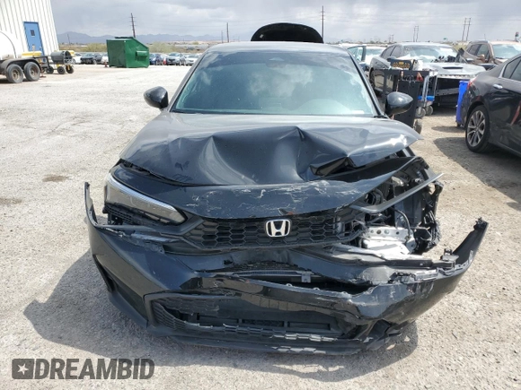 2025 Honda Civic Sport with VIN 2HGFE2F50SH522864, listed as a Copart auction lot 55648945 with Not provided miles and Salvage title. Bid and sale history available at DreamBid. Image 5.