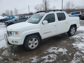 2011 Honda Ridgeline RTL with VIN 5FPYK1F59BB501650, listed as a Copart auction lot 47663465 with 252 mi miles and Salvage Title. Bid and sale history available at carsss.com. Image 1.