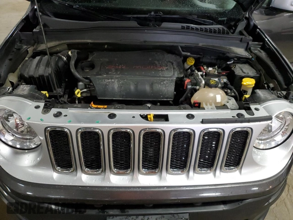 2017 Jeep Renegade Limited z VIN ZACCJBDB7HPE78018, wystawiony jako Copart lot #58027535 z przebiegiem 133 145 mil mil oraz Szkoda całkowita • Salvage title. Historia ofert i sprzedaży dostępna na DreamBid. Obrazek 12.