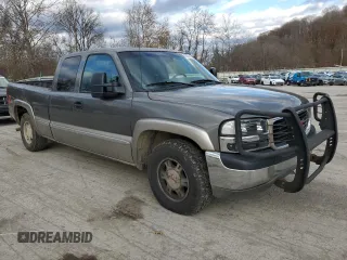 2000 GMC New Sierra 1500 SLE with VIN 2GTEK19T6Y1127628, listed as a Copart auction lot 80293634 with 190,103 mi miles and Salvage Title. Bid and sale history available at carsss.com. Image 4.