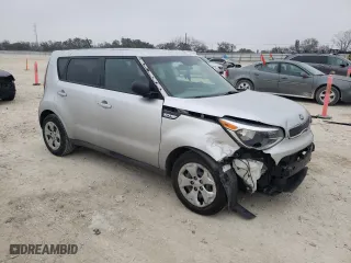 2015 Kia Soul with VIN KNDJN2A25F7762483, listed as a Copart auction lot 44898235 with 129,160 mi miles and Salvage Title. Bid and sale history available at carsss.com. Image 4.