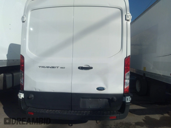 2019 Ford Transit with VIN 1FTYE2CM9KKB09353, listed as a IAAI auction lot 38121359 with 131,124 mi miles and . Bid and sale history available at DreamBid. Image 16.