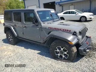 2021 Jeep Wrangler Unlimited Rubicon с VIN 1C4HJXFG0MW606057, выставлен на аукционе Copart как лот 51122355 с пробегом 30 804 миль миль и Списание • Salvage title. История ставок и продаж доступна на DreamBid. Изображение 4.
