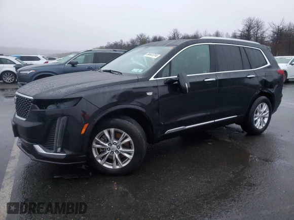 2023 Cadillac XT6 AWD Luxury z VIN 1GYKPBR41PZ110836, wystawiony jako Copart lot #84441314 z przebiegiem 77 023 mil mil oraz Szkoda całkowita • Salvage title. Historia ofert i sprzedaży dostępna na DreamBid. Obrazek 1.
