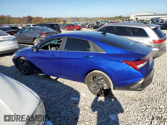 2024 Hyundai Elantra SEL with VIN KMHLS4DG4RU786277, listed as a Copart auction lot 82040184 with 8,561 mi miles and Salvage title. Bid and sale history available at DreamBid. Image 2.
