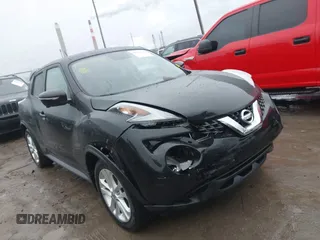 2015 Nissan Juke S with VIN JN8AF5MR4FT508881, listed as a IAAI auction lot 41503781 with 106,159 mi miles. Bid and sale history available at carsss.com. Image 1.