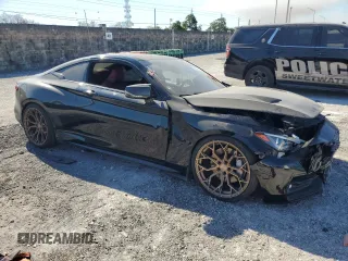 2018 Infiniti Q60 Luxe with VIN JN1EV7EK7JM343265, listed as a Copart auction lot 49832355 with 48,382 mi miles and Non Repairable. Bid and sale history available at carsss.com. Image 4.