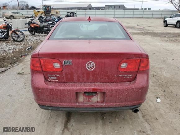 2011 Buick Lucerne CXL with VIN 1G4HC5EM2BU137807, listed as a Copart auction lot 43034725 with 189,443 mi miles and Salvage Title. Bid and sale history available at carsss.com. Image 6.
