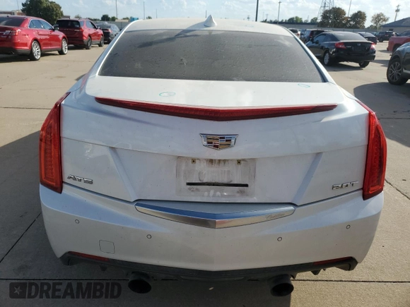 2015 Cadillac ATS Premium with VIN 1G6AE5SX4F0133210, listed as a Copart auction lot 77027604 with 80,682 mi miles and Salvage Title. Bid and sale history available at carsss.com. Image 6.