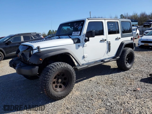 2012 Jeep Wrangler Unlimited Sport with VIN 1C4BJWDG2CL257437, listed as a Copart auction lot 49257965 with 141,695 mi miles and Clean title. Bid and sale history available at DreamBid. Image 1.