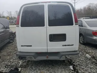 2002 Chevrolet Express with VIN 1GAHG39RX21192437, listed as a Copart auction lot 49140035 with 195,434 mi miles and Salvage Title. Bid and sale history available at carsss.com. Image 6.