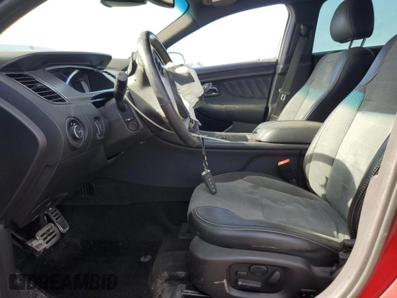 2015 Ford Taurus SHO with VIN 1FAHP2KT0FG116130, listed as a Copart auction lot 46403495 with 122,811 mi miles and Salvage title. Bid and sale history available at DreamBid. Image 7.