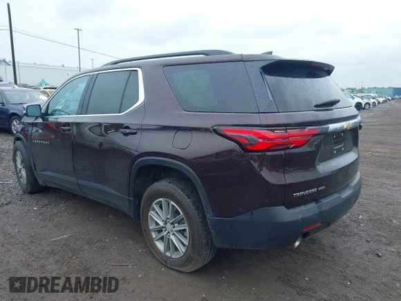 2023 Chevrolet Traverse LT Cloth with VIN 1GNEVGKW8PJ269022, listed as a IAAI auction lot 42361805 with 16,095 mi miles and . Bid and sale history available at DreamBid. Image 3.
