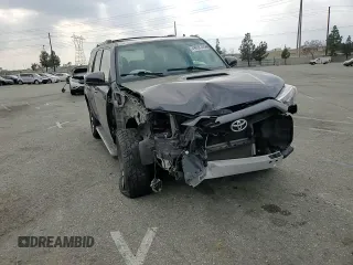 2018 Toyota 4Runner SR5 with VIN JTEBU5JRXJ5539376, listed as a Copart auction lot 49808395 with 76,373 mi miles and Salvage Title. Bid and sale history available at DreamBid. Image 12.