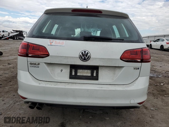2015 Volkswagen Golf SE with VIN 3VWCA7AU9FM518762, listed as a Copart auction lot 79660554 with 128,070 mi miles and Salvage Title. Bid and sale history available at DreamBid. Image 6.