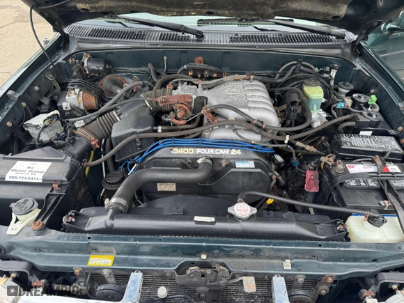 2000 Toyota 4Runner SR5 with VIN JT3HN86R2Y0263096, listed as a Copart auction lot 45225035 with 284,195 mi miles and Clean Title. Bid and sale history available at carsss.com. Image 7.