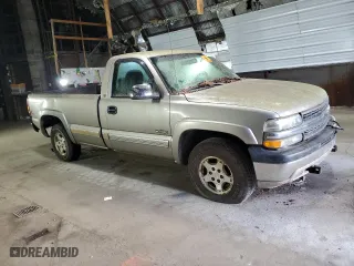 2001 Chevrolet Silverado 1500 with VIN 1GCEK14V91E250112, listed as a Copart auction lot 74664144 with 0 mi miles and Clean Title. Bid and sale history available at carsss.com. Image 4.
