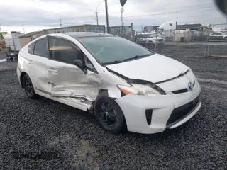 2012 Toyota Prius One with VIN JTDKN3DU6C1486594, listed as a IAAI auction lot 41654136 with 261,107 mi miles. Bid and sale history available at carsss.com. Image 1.