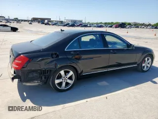2010 Mercedes-Benz S 550 with VIN WDDNG7BBXAA347202, listed as a Copart auction lot 52907765 with 194,352 mi miles and Salvage Title. Bid and sale history available at DreamBid. Image 3.