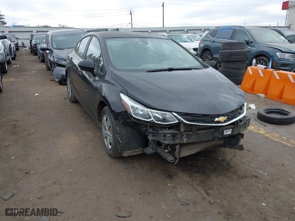 2018 Chevrolet Cruze LS with VIN 1G1BC5SM4J7156086, listed as a IAAI auction lot 41709495 with 99,869 mi miles. Bid and sale history available at carsss.com. Image 1.