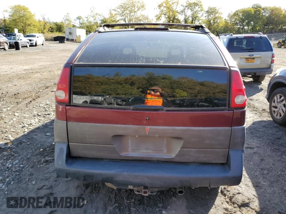 2001 Pontiac Aztek GT z VIN 3G7DA03E91S525153, wystawiony jako Copart lot #75873964 z przebiegiem 43 367 mil mil oraz Tytuł czysty. Historia ofert i sprzedaży dostępna na DreamBid. Obrazek 6.
