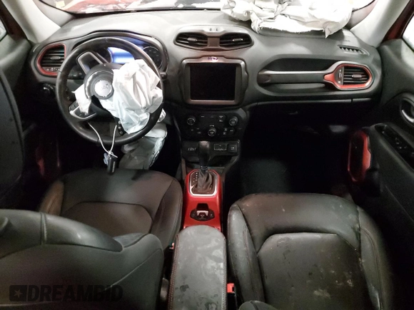 2021 Jeep Renegade Trailhawk with VIN ZACNJDC10MPM39680, listed as a Copart auction lot 44353225 with 48,367 mi miles and Non repairable. Bid and sale history available at DreamBid. Image 8.