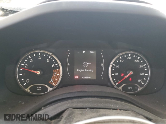 2023 Jeep Renegade Latitude with VIN ZACNJDB1XPPP14431, listed as a Copart auction lot 48783285 with 42,995 mi miles and Salvage Title. Bid and sale history available at DreamBid. Image 9.