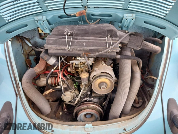 1974 Volkswagen Beetle with VIN 1142451120, listed as a Copart auction lot 63041995 with 10,102 mi miles and Salvage title. Bid and sale history available at DreamBid. Image 11.
